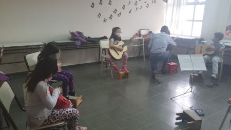 El Conservatorio Provincial de Música retomó la presencialidad combinada y alternada