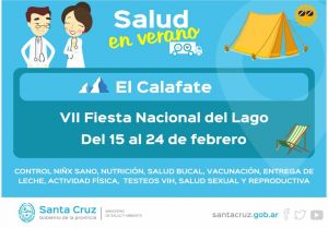 Salud estará presente en la Fiesta del Lago 2019