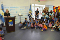 La comunidad educativa del Jardín 63 celebró la inauguración del nuevo edificio