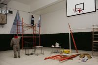 Continúan las tareas mantenimiento en Escuelas de Río Gallegos