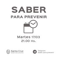 Saber para prevenir: Martes 17 de marzo | Actualización 21 horas