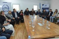 El gobernador Claudio Vidal encabezó el encuentro. 