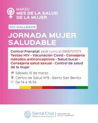 Continúan las actividades en el marco del Mes de la Salud de la Mujer