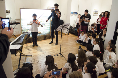 Música, niños y jóvenes en Audición fueron  un regalo para el espíritu