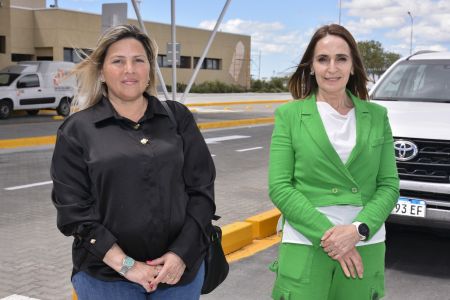 Visita a la obra del aeropuerto de Río Gallegos.