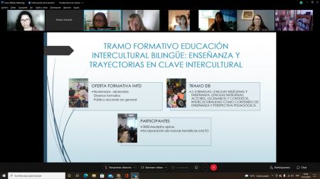 Santa Cruz estuvo presente en la Mesa Federal de la Modalidad de Educación Intercultural Bilingüe 2021