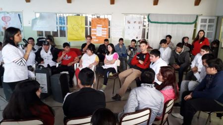 Actividad de prevención en la Escuela Especial Nº 14 de Río Gallegos
