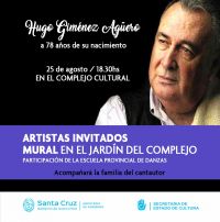 Se realizará homenaje a Hugo Giménez Agüero