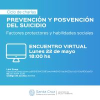 Continúa el ciclo de charlas sobre prevención y posvención del suicidio