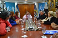 Alicia recibió a miembros de la Asociación de Hapkido