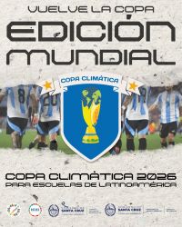 Educación y Ambiente llevarán adelante la Copa Climática 2026 en las escuelas de Santa Cruz