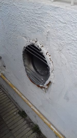 En la Escuela 39 robaron tiro balanceado de calefactor y provocó ingreso de monóxido de carbono