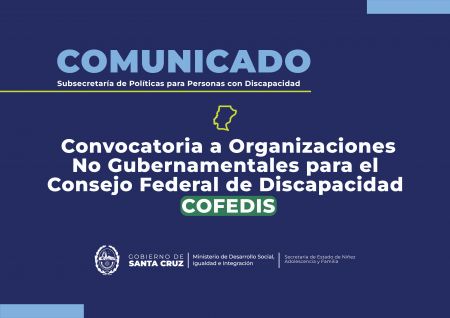 Convocatoria para el Consejo Federal de Discapacidad