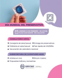 Se realizará una jornada por el Día Mundial del Preservativo