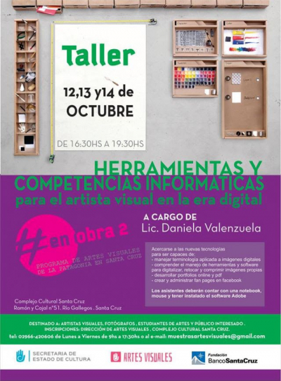 Taller de herramientas y competencias informáticas para el artista visual en la era digital