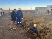 Río Gallegos: Avances en extensión de redes de agua e iluminación en el barrio René Favaloro