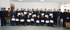 Entregaron certificado en el Centro de Entrenamiento y Doctrina Policial