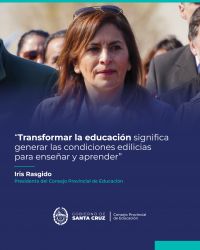 Rasgido: “Transformar la educación significa generar las condiciones edilicias para enseñar y aprender”