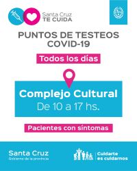 Saber para Prevenir: Habilitan nuevo punto fijo de testeos en Río Gallegos