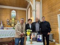 A 20 años del fallecimiento de Jorge Sayago, la Policía de Santa Cruz lo recordó con una misa