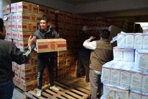 Entrega de módulos navideños