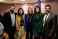 La Gobernadora con Silvina Batakis y autoridades provinciales.