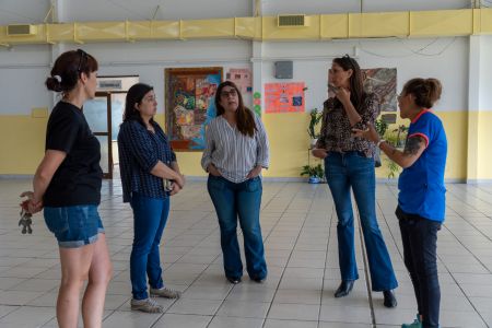 Educación recorrió escuelas de Gobernador Gregores y Piedra Buena