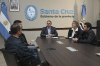 El Gobierno mantuvo agenda de trabajo con autoridades del Aeroclub de Río Gallegos