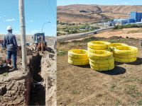 Comenzó la obra de extensión de red de gas en el Barrio Julia Dufour de Río Turbio