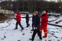 Equipos técnicos de Servicios Públicos e YCRT recorrieron la zona del chiflón 7