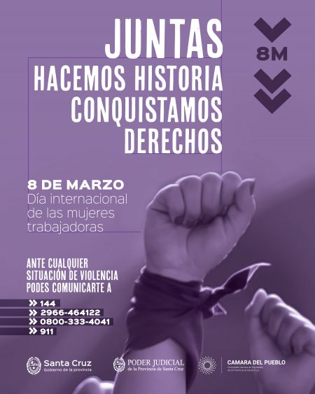 8M: Santa Cruz conmemora con reflexión y múltiples actividades el Día Internacional de las Mujeres