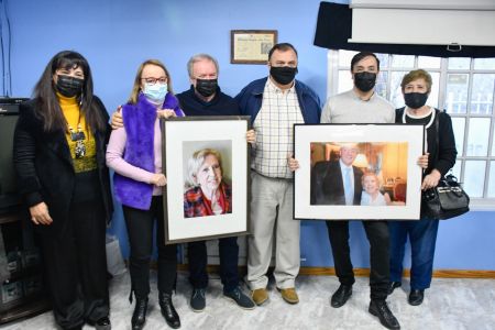 Alicia participó del acto de imposición del nombre “Nélida Emma Cremona” a biblioteca de Río Gallegos