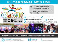 El Carnaval Nos Une, vení a festejarlo en familia