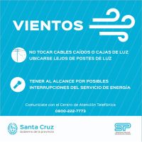 Recomendaciones a tener en cuenta ante fuertes vientos