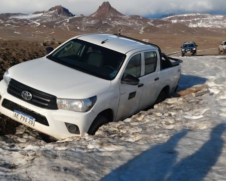 Personal vial realizó un operativo de rescate sobre la Ruta Provincial N° 41.