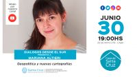 &quot;Diálogos desde el Sur&quot; presentó a Mariana Altieri en Casa de Santa Cruz