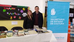 Stand de la Cartera Cultural participó de la XIIª Feria del Libro de Comandante Piedra Buena