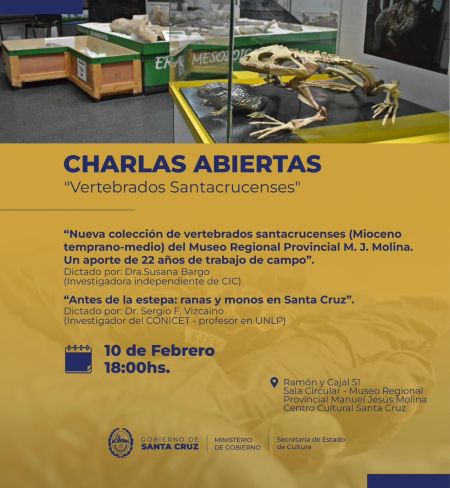 Charla abierta: &quot;Vertebrados Santacrucenses&quot; en el CC Santa Cruz