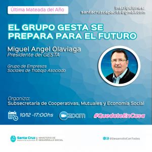 Mateada virtual: Este jueves el Grupo GESTA compartirá su experiencia con emprendedorxs santacruceñxs