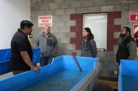 La Secretaría de Pesca recorrió la Estación Municipal de Piscicultura “Isla Pavón”