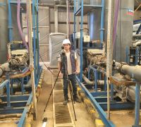 Puerto Deseado: actividades de seguridad y prevención en la planta de ósmosis inversa