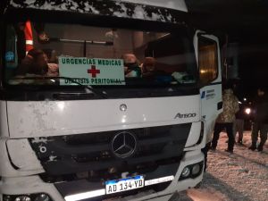 Vialidad Provincial realizó tareas de auxilio sobre la Ruta Nacional N° 40