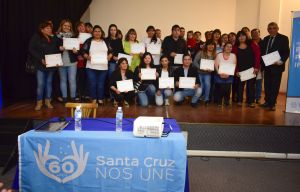 Entregaron certificados de capacitación a 40 Mayordomos de Escuelas