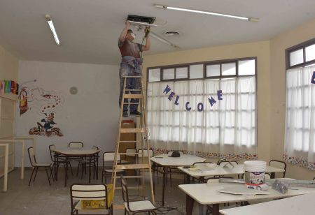 Avanza el Plan de Mantenimiento Escolar en Río Gallegos