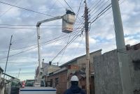 Se trabaja en el alumbrado del Barrio 499 para garantizar la seguridad