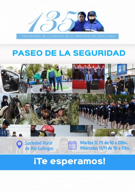 Mañana comienza el “Paseo de la Seguridad”