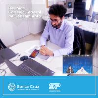 Santa Cruz participó de la reunión del Consejo Federal de Saneamiento