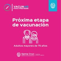 Ya se otorgaron más de 800 turnos para vacunación a mayores de 75 años