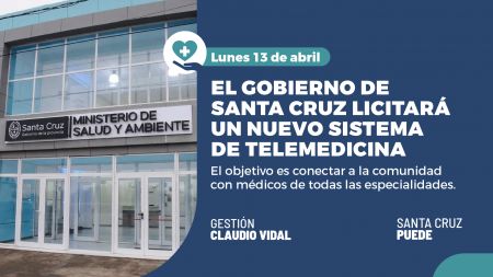 Salud licita el sistema de Telemedicina para conectar la provincia con médicos especialistas