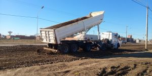 Se concretan labores en el Barrio Bicentenario de Río Gallegos
